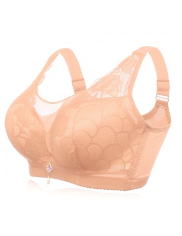 Perfect Coverage Bandeau Adjustable Wireless Print Breathable Bras