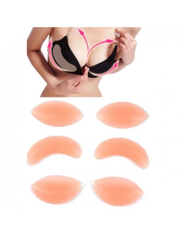 Sexy Silicone Invisible Stick Strapless Backless Thickening Bra Insert Padding