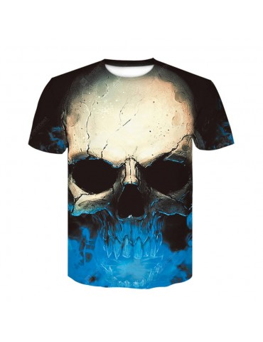 King Leoric Rock 3D Print Men'S Casual Short Sleeve Graphic Tee T-Shirt