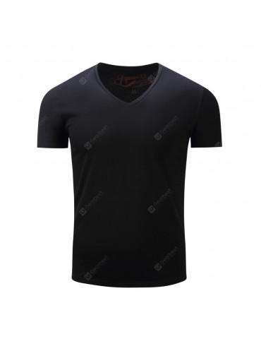 FREDD MARSHALL Men's Short Sleeve Solid Color T-Shirt