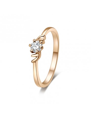 Simple Classic  Crown Ring J0304